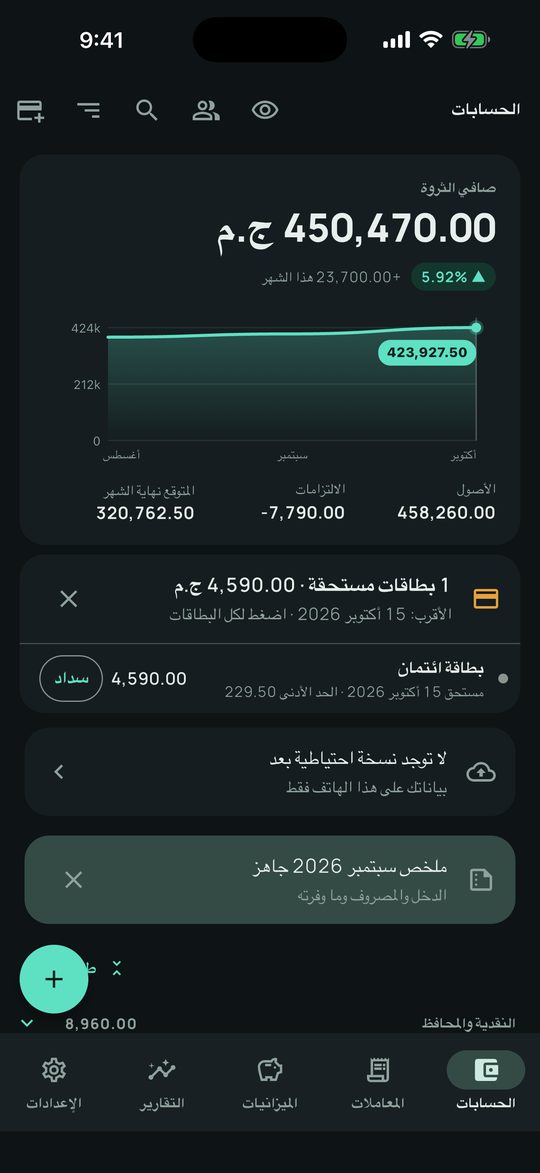 كل اللي تملكه وكل اللي عليك